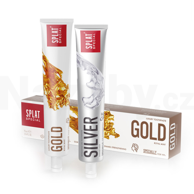 Splat Special Gold & Silver zubní pasta 2x75 ml