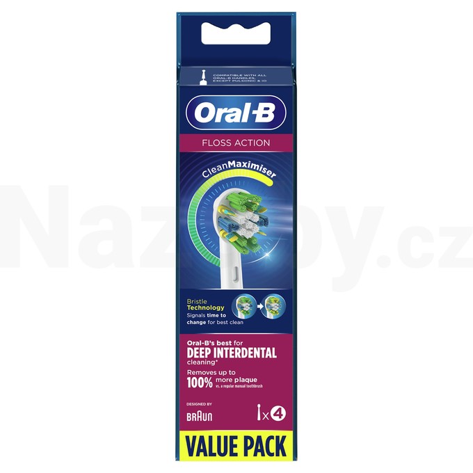 Oral-B FlossAction CleanMaximiser náhradní hlavice 4 ks