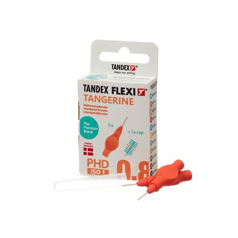 Tandex Flexi 0,8 Tangerine mezizubní kartáček 6 ks