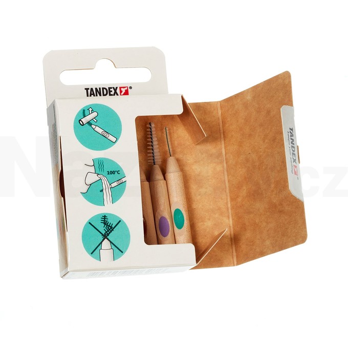 Tandex Woodi Start Kit mezizubní kartáček 6 ks