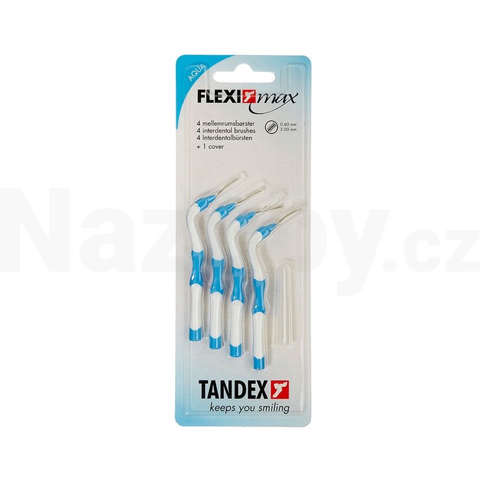 Tandex Flexi Max 1,0 Aqua mezizubní kartáček 4 ks