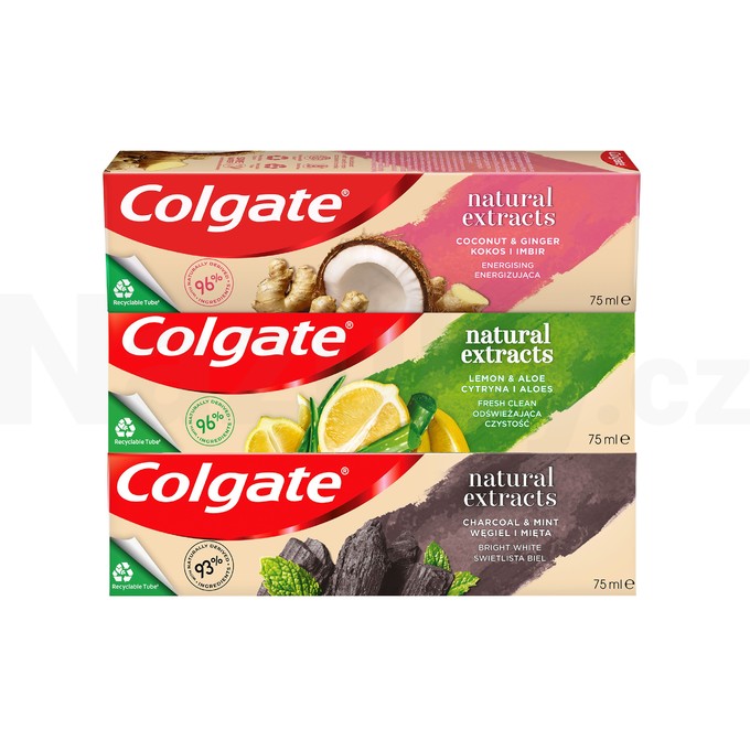 Colgate Natural Extract Mix zubní pasta 3x75ml