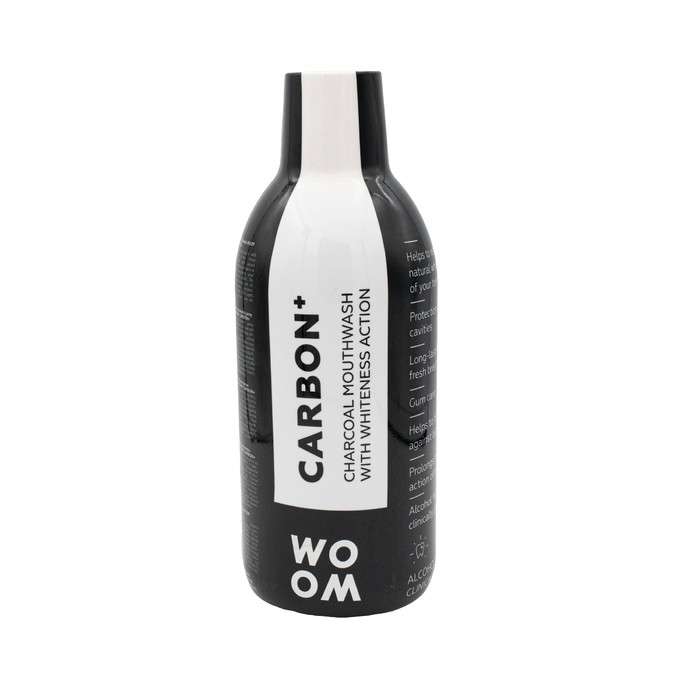 Woom Carbon+ ústní voda 500 ml