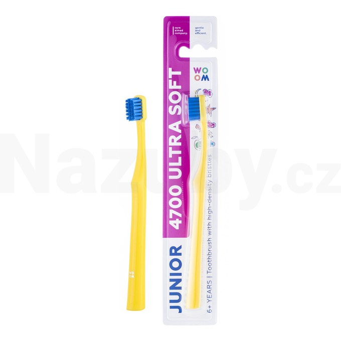 Woom 4700 Junior UltraSoft dětský zubní kartáček