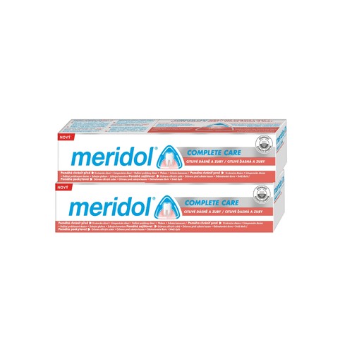 Meridol Complete Care citlivé dásně a zuby zubní pasta 2x75 ml