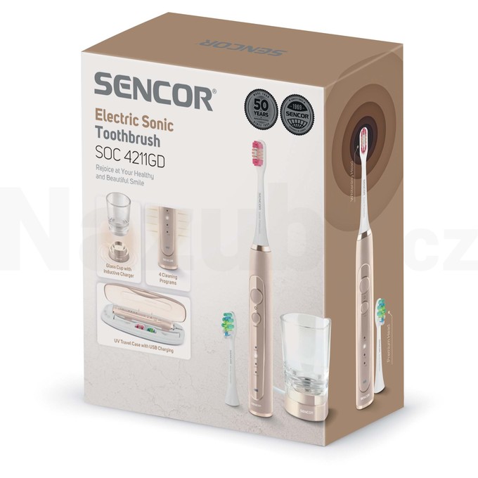 Sencor SOC 4211GD sonický kartáček