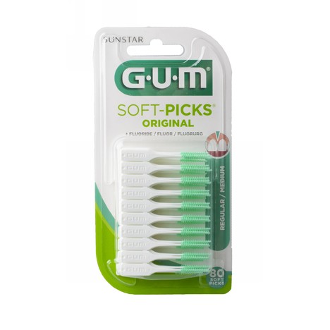 GUM Soft Picks mezizubní kartáčky Medium 80 ks