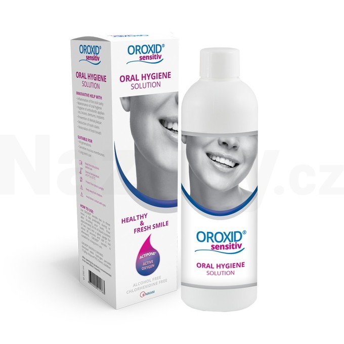 Oroxid Sensitiv roztok pro ústní hygienu 250 ml
