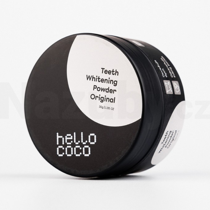 Hello Coco Original bělicí zubní pudr 30 g