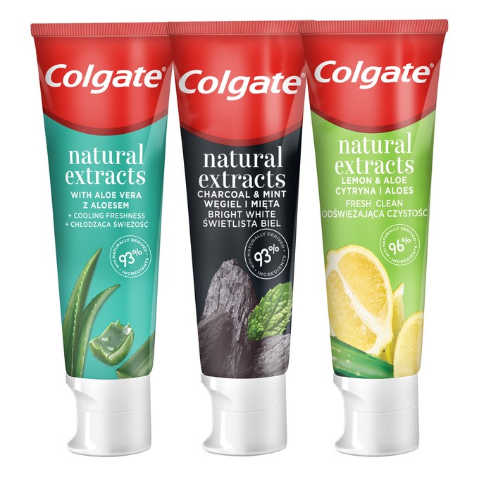 Colgate Natural Extract Mix zubní pasta 3×75 ml
