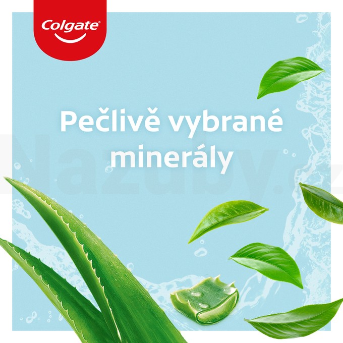 Colgate Natural Extracts Aloe Vera zubní pasta 3×75 ml