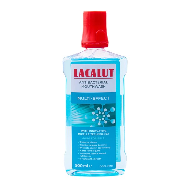 Lacalut Multi Effect micelární ústní voda 500 ml