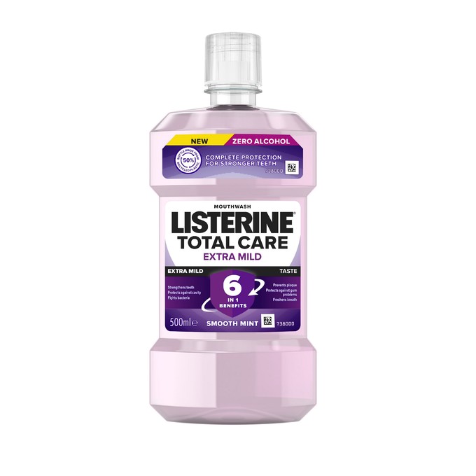 Listerine Total Care Extra Mild ústní voda 500 ml