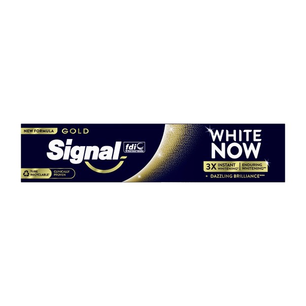 Signal White Now Gold bělicí zubní pasta 75 ml