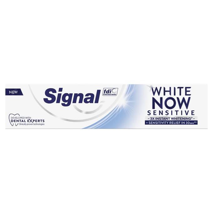 Signal White Now Sensitive bělicí zubní pasta 75 ml