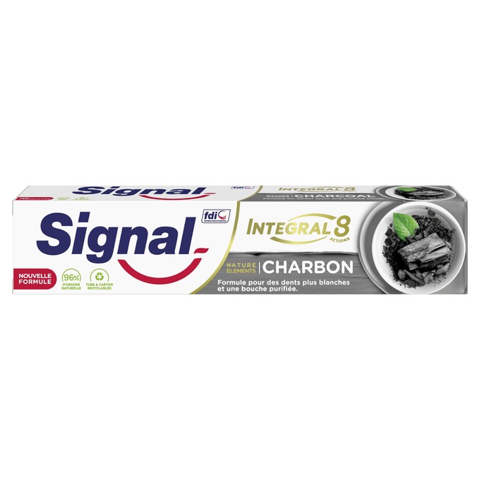Signal Natural Elements Integral8 Charcoal zubní pasta 75 ml
