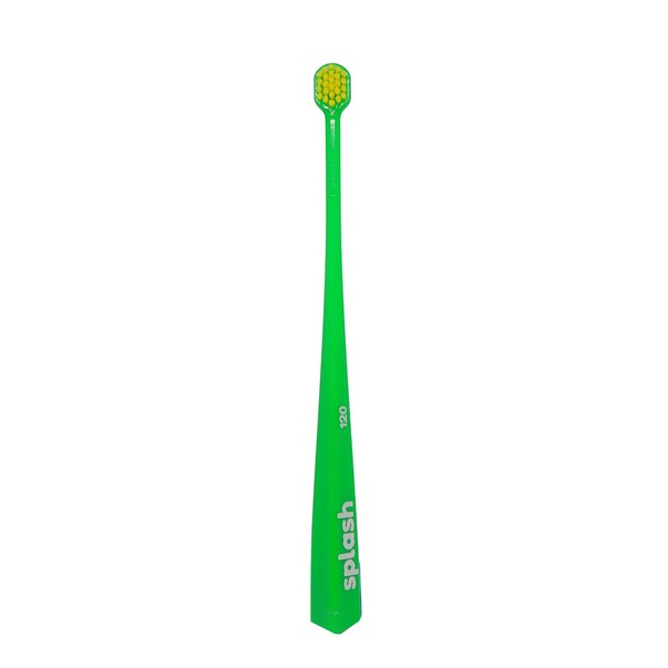 Splash Brush 120 zubní kartáček zelený