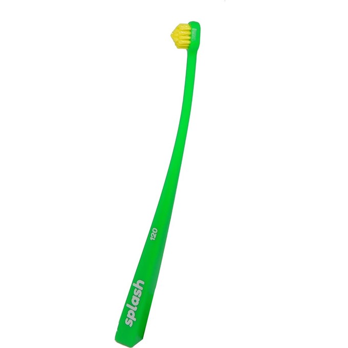 Splash Brush 120 zubní kartáček zelený