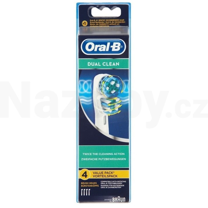 Braun Oral-B Dual Clean EB 417-2 náhradní hlavice 2 ks