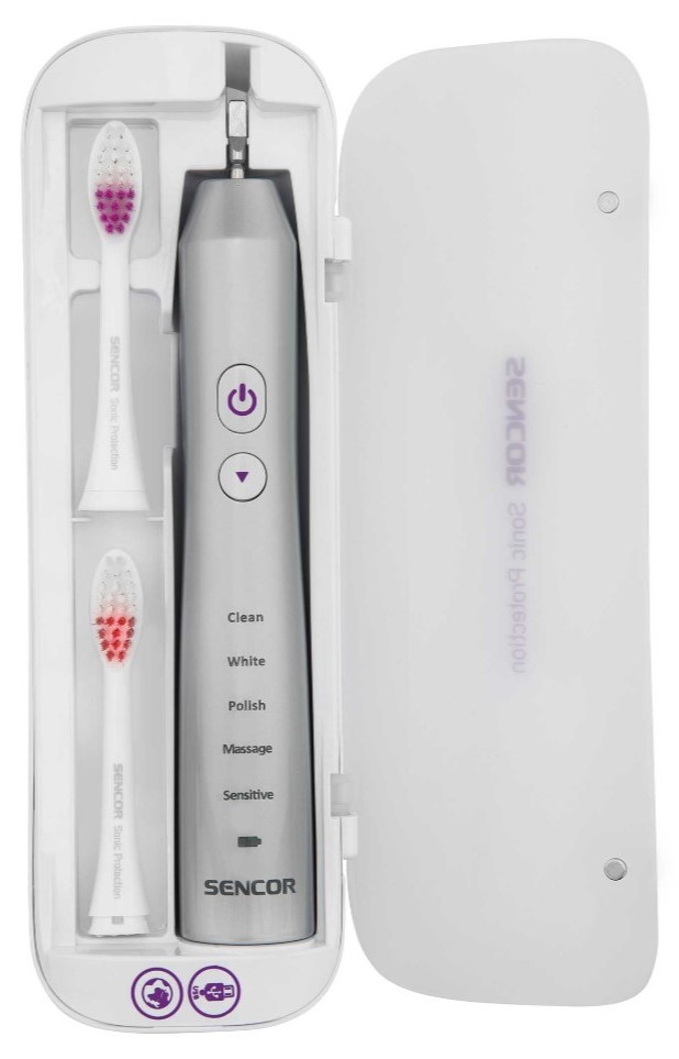 Sencor SOC 3210SL sonický zubní kartáček