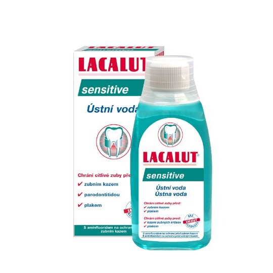 Lacalut Sensitive ústní voda 300ml