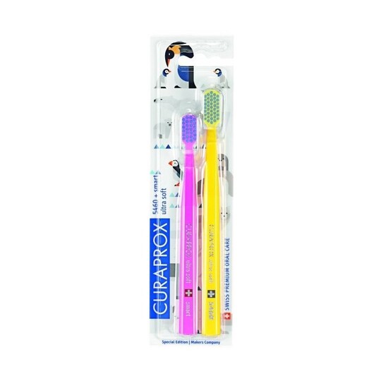 Curaprox CS 5460 Ultrasoft + CS 7600 Smart Animal Family Edition