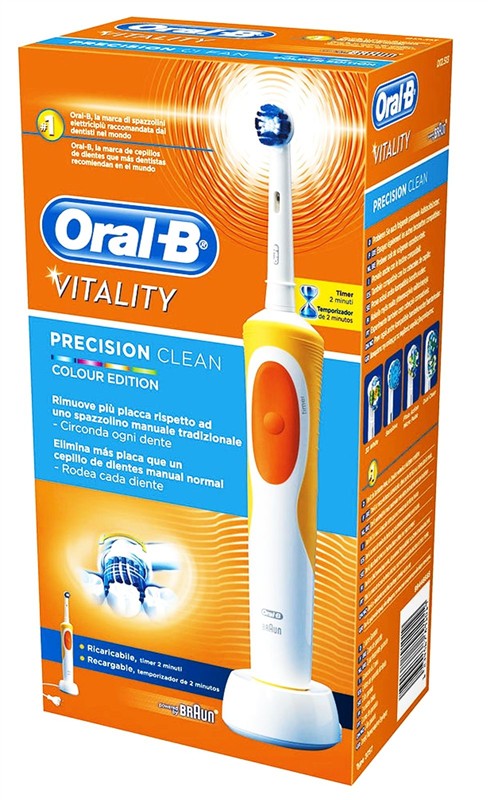 Braun Oral-B Vitality Precision Clean D12 ORANŽOVÝ zubní kartáček