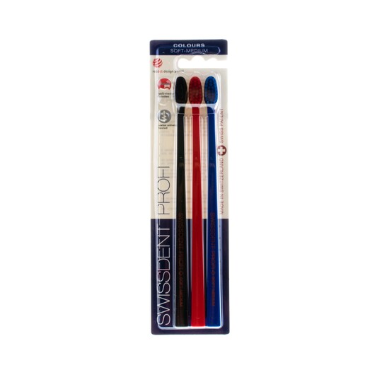 Swissdent Colours Soft-Medium, 3 ks - Zug