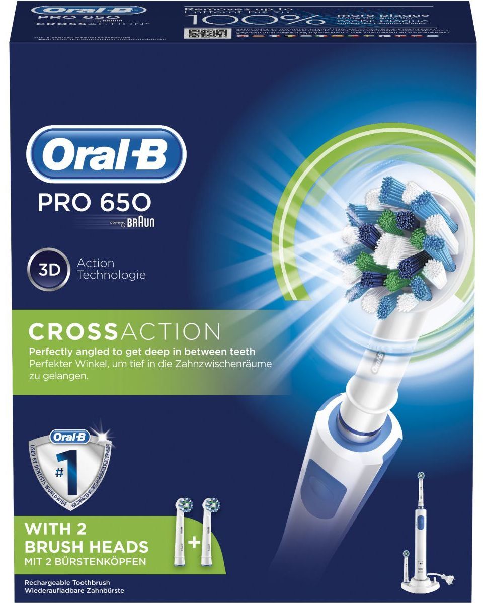 Braun Oral-B PRO 650 CrossAction zubní kartáček