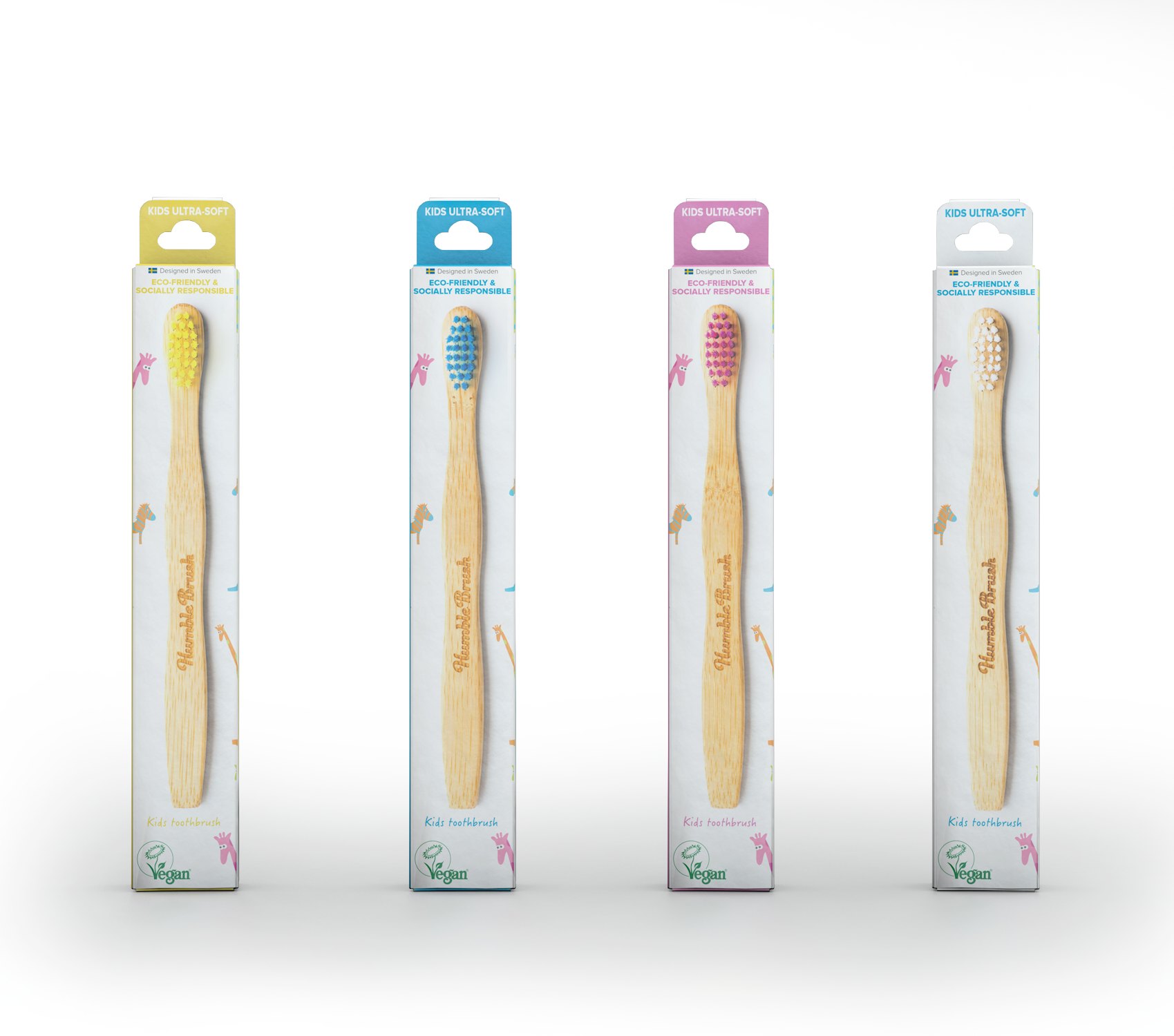 The Humble Brush Kids Ultra-Soft zubní kartáček 1 ks