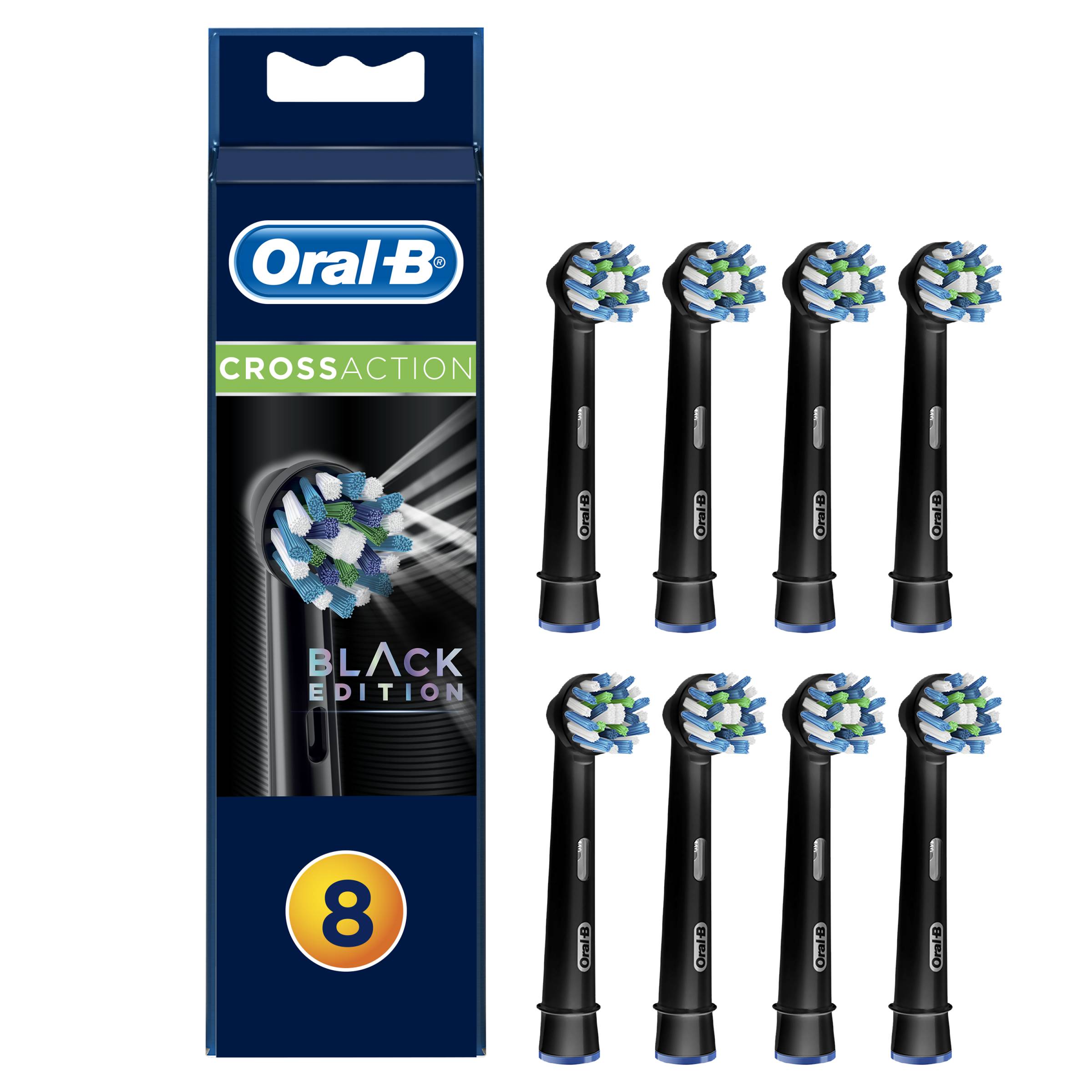 Oral-B EB50-8 CrossAction Black náhradní hlavice 8 ks