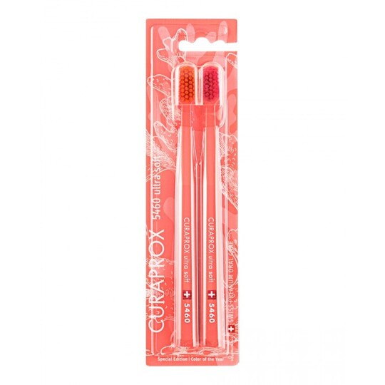 Curaprox CS 5460 Ultrasoft Coral zubní kartáček, 2 ks
