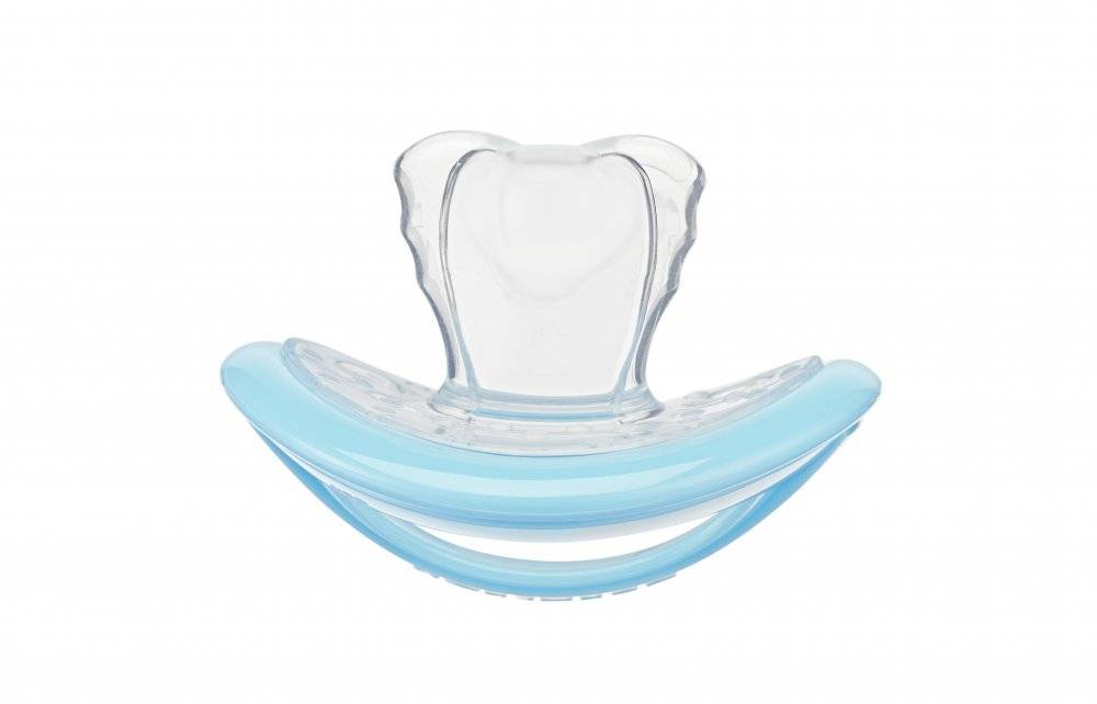 Curaprox Bio Functional dudlík 7-18 měsíců MODRÝ, 2 ks