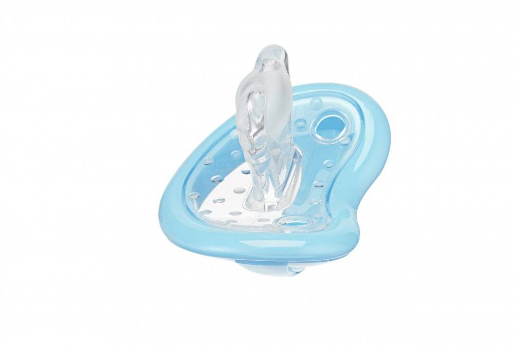 Curaprox Bio Functional dudlík 7-18 měsíců MODRÝ, 2 ks