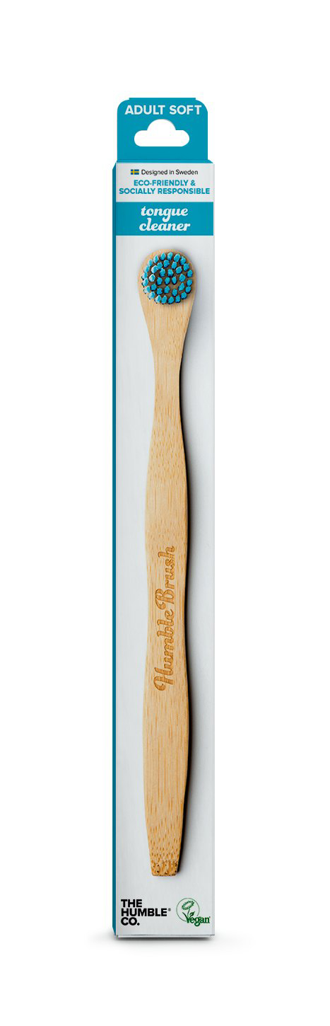 The Humble Tongue Cleaner kartáček na jazyk, modrý