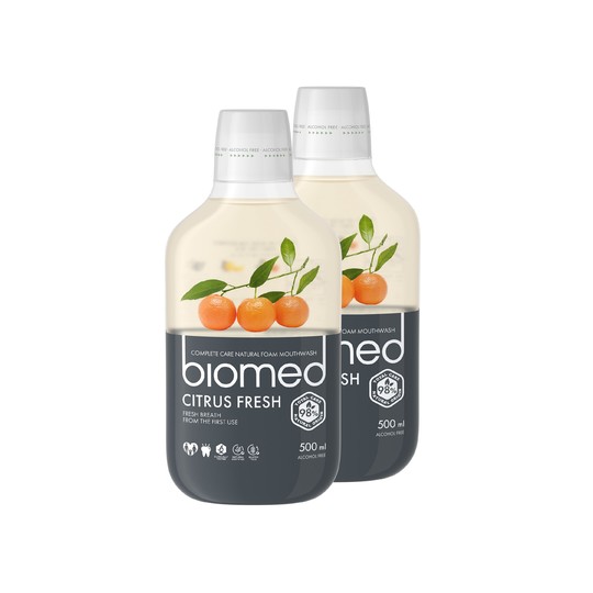 Biomed Citrus Fresh ústní voda 2x500 ml