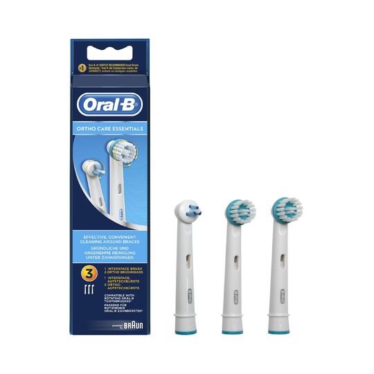 Oral-B OrthoCare Essentials náhradní hlavice 3 ks