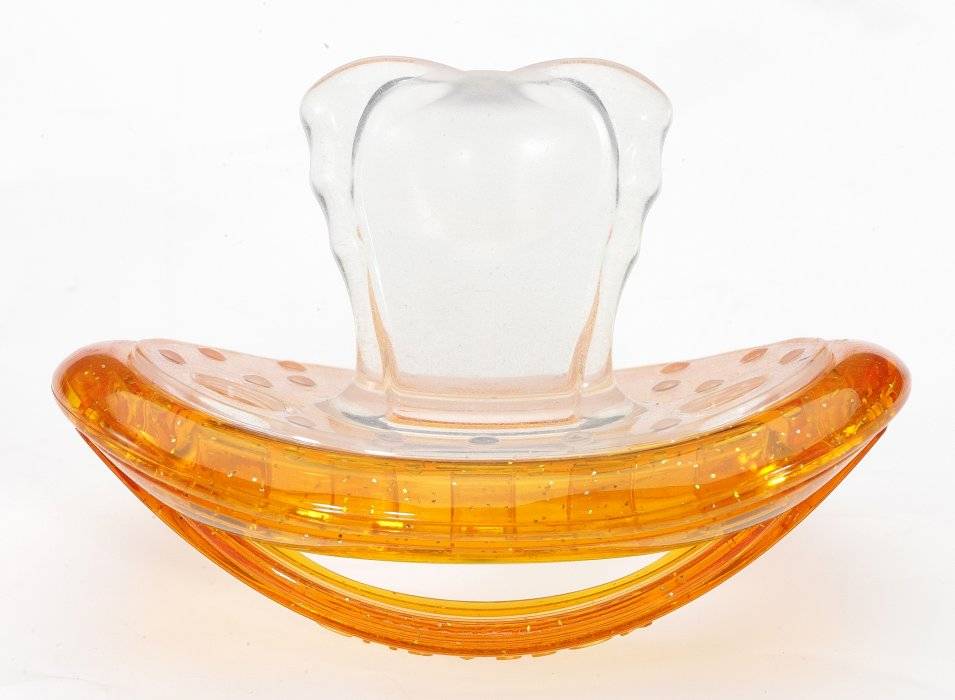 Curaprox Bio Functional dudlík 18-36 měsíců ORANŽOVÁ, 2 ks