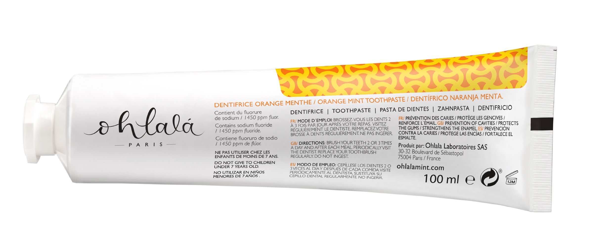 Ohlalá Orange Mint zubní pasta 100 ml