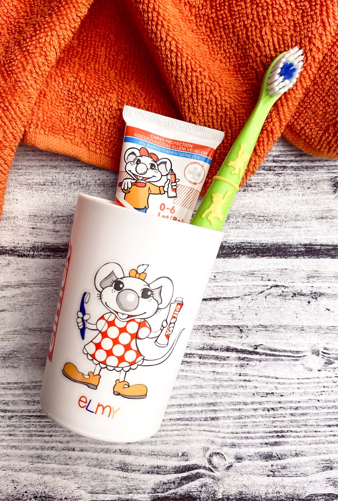 Elmex Kids sada zubní pasta + kartáček