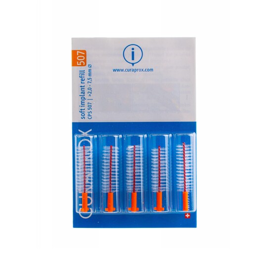 Curaprox CPS 507 Soft Implant mezizubní kartáček 5 ks