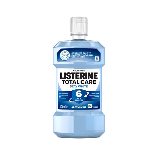 Listerine Total Care Stay White ústní voda 500 ml