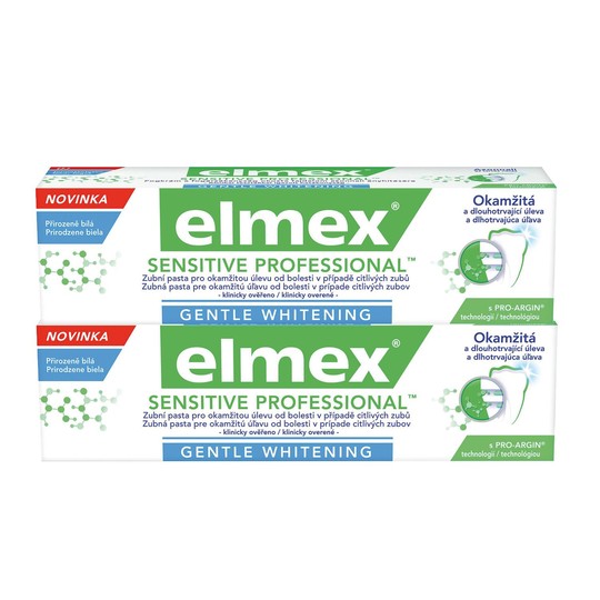 Elmex Sensitive Professional Gentle Whitening zubní pasta 2x75 ml