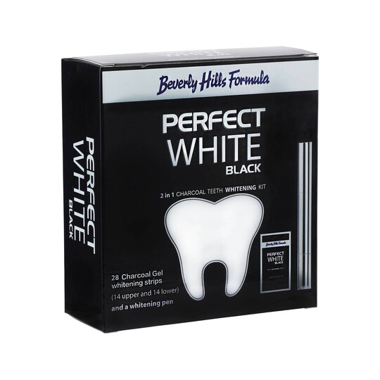 Beverly Hills Formula Perfect White Black Charcoal sada na bělení zubů