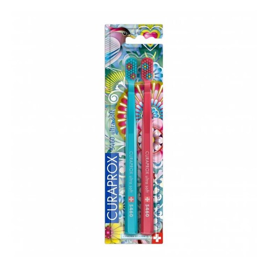 Curaprox CS 5460 Ultrasoft Wild Garden zubní kartáček 2 ks