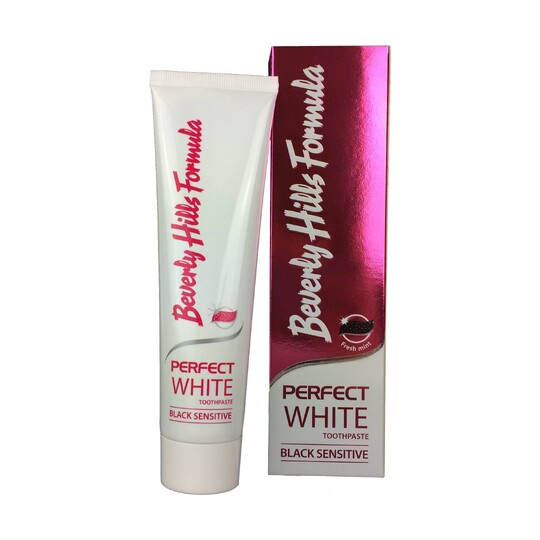 Beverly Hills Formula Perfect White Black Sensitive zubní pasta 100 ml