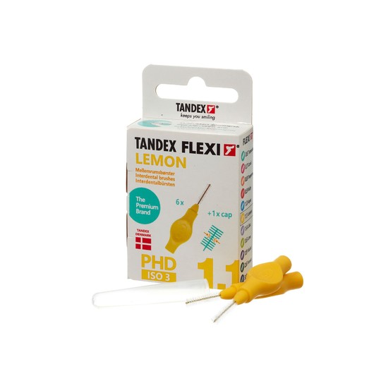 Tandex Flexi 1,1 Lemon mezizubní kartáček 6 ks