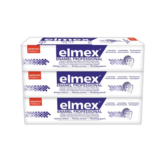 Elmex Dental Enamel Professional zubní pasta 3×75 ml
