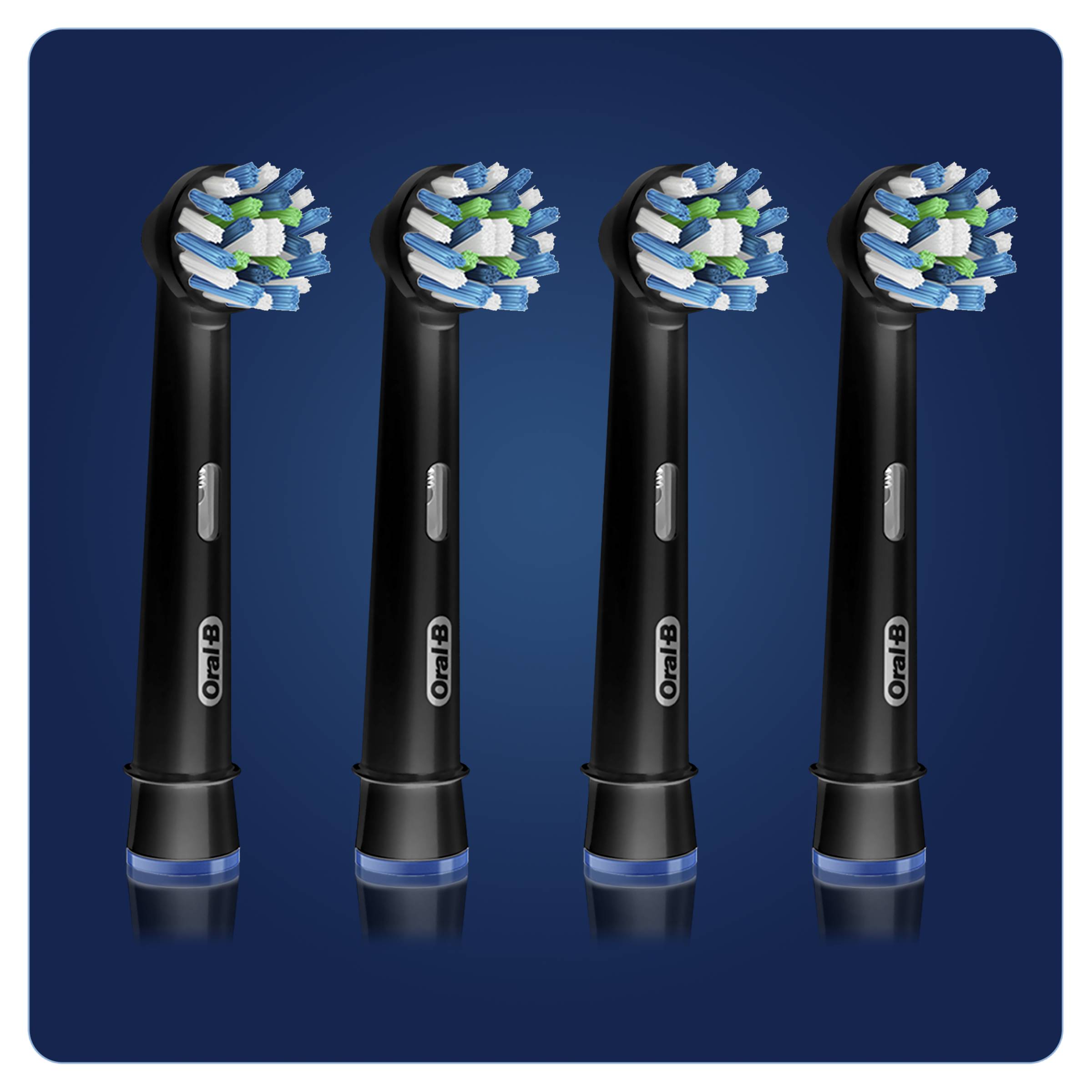 Oral-B EB50-4 CrossAction Black náhradní hlavice 4 ks