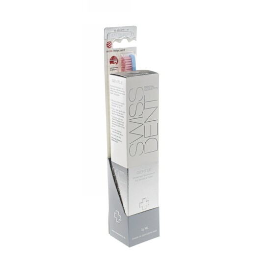 Swissdent Gentle Combo Pack zubní pasta + zubní kartáček